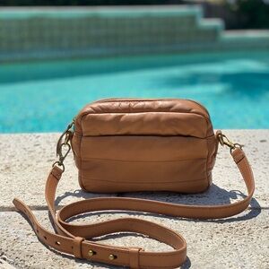 Madewell 100% Leather Best Selling Camera Bag Crossbody Shoulder Bag Purse